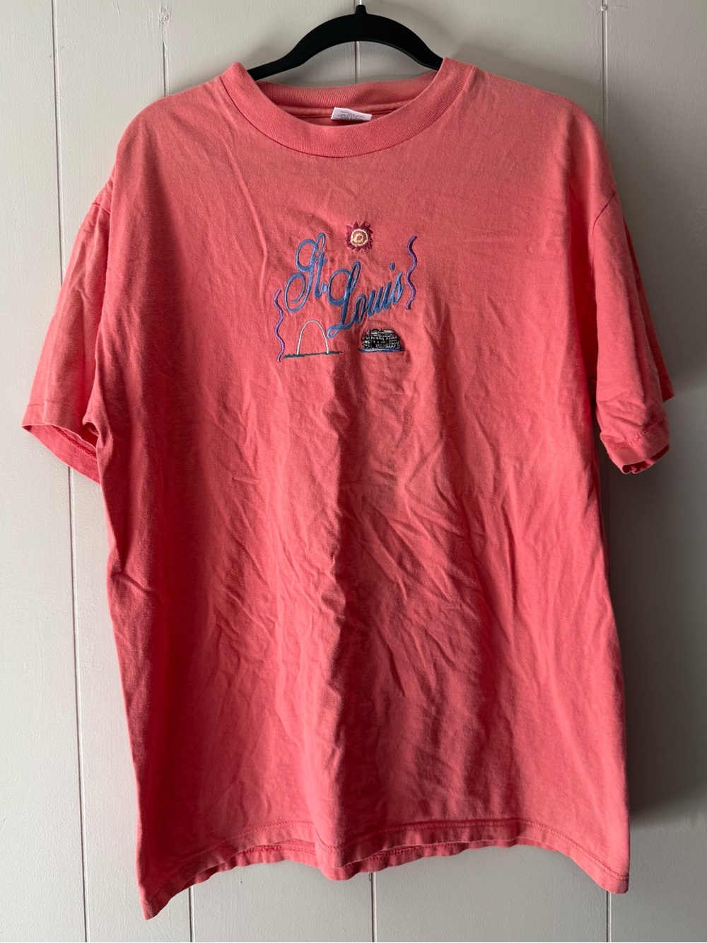 Vintage 90s single stitch Desert Heat St. Louis Embroidered T-Shirt